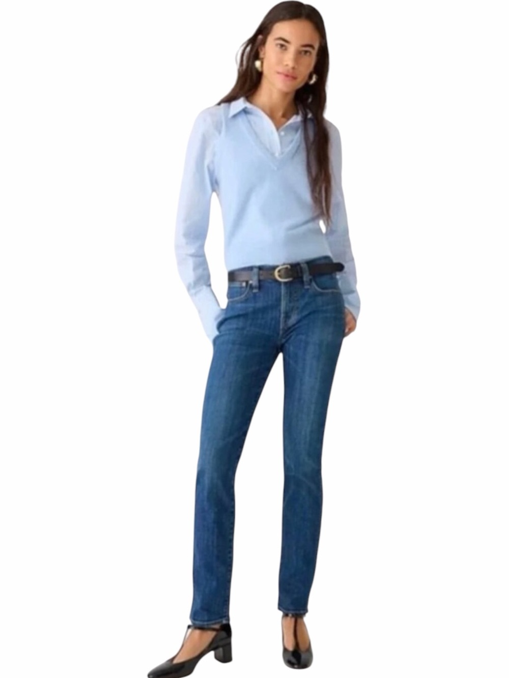 J. Crew Vintage Slim Straight Jeans in Women's Size 28 Tall